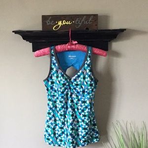 Work out tank with built in bra